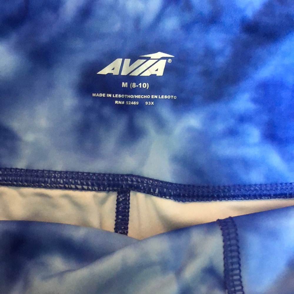 Avia tie dye able length yoga pants - Picture 2 of 3